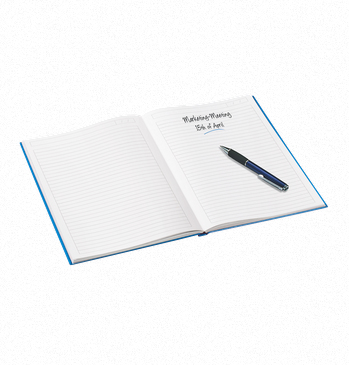 Leitz 4627-10-36 blok og notesblok A5 80 ark Blå