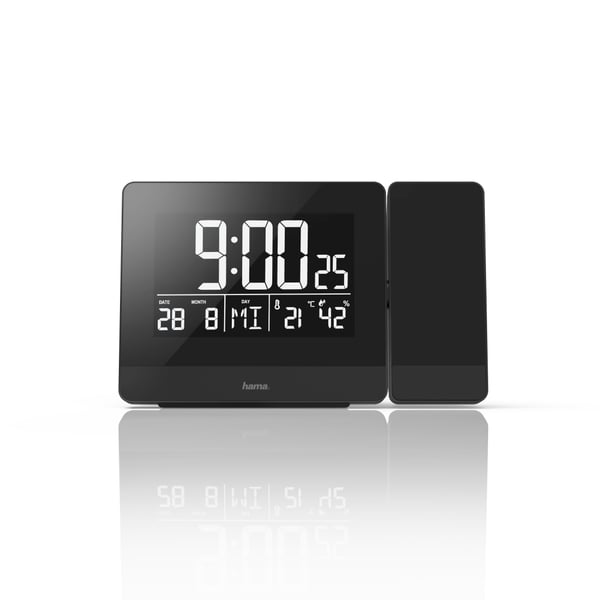 Hama Plus Charge Digital väckarklocka Svart