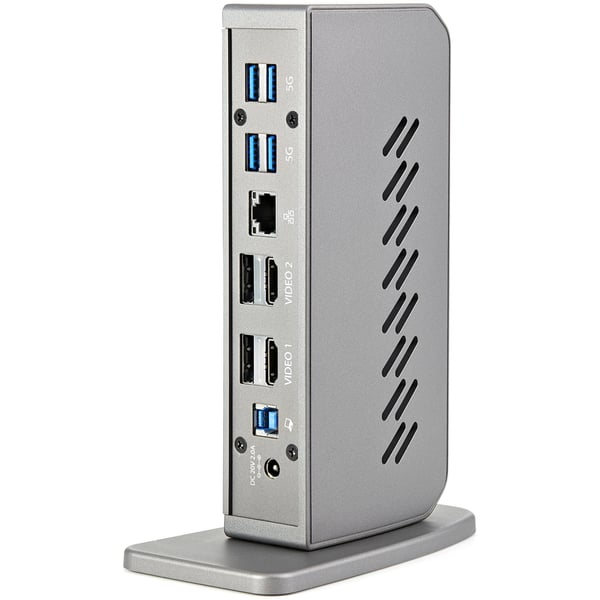 StarTech.com USB-C USB-A-docka - Hybrid Universal USB 3.0-dockningsstation för USB-C- eller USB-A-bärbar dator