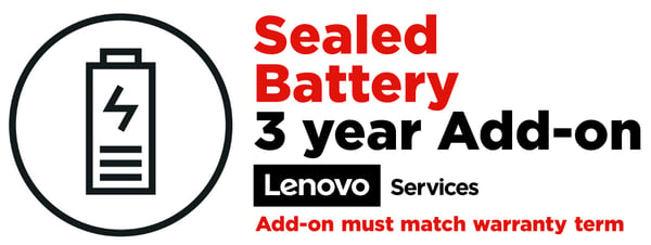 Lenovo 3Y Sealed Battery Replacement 1 lisenssi(t) 3 vuosi/vuosia