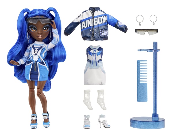 Rainbow High CORE Fashion Doll- Coco Vanderbalt (Cobalt)