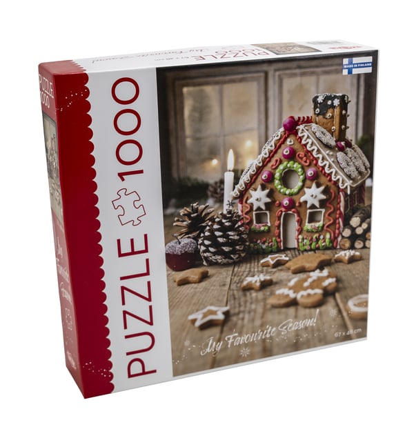 Tactic Puzzle Lovers Gingerbread House 1000 pcs puzzle