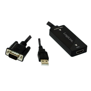 LogiLink CV0060 videokaapeli-adapteri Musta