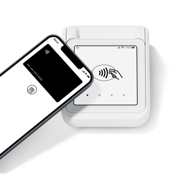 SumUp Solo älykortin lukijalaite Akku Wi-Fi + 4G Valkoinen