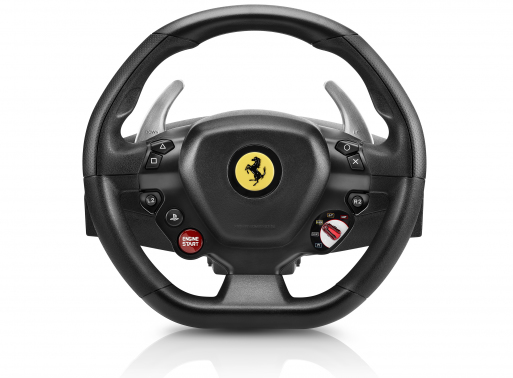 Thrustmaster T80 Ferrari 488 GTB Edition Svart USB Ratt + Pedaler Digital PC, PlayStation 4, PlayStation 5