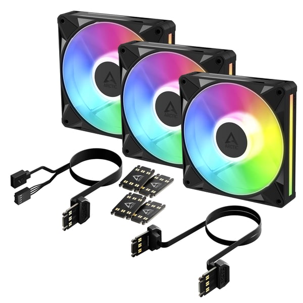 ARCTIC BioniX P14 A-RGB Computerkabinet Ventilator 14 cm Sort 3 stk ARCTIC BioniX P14 A-RGB Computerkabinet Ventilator 14 cm Sort 3 stk