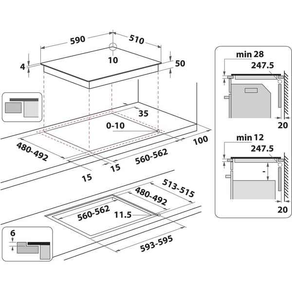 Induktionshäll Whirlpool WLB 4560NEW netnet