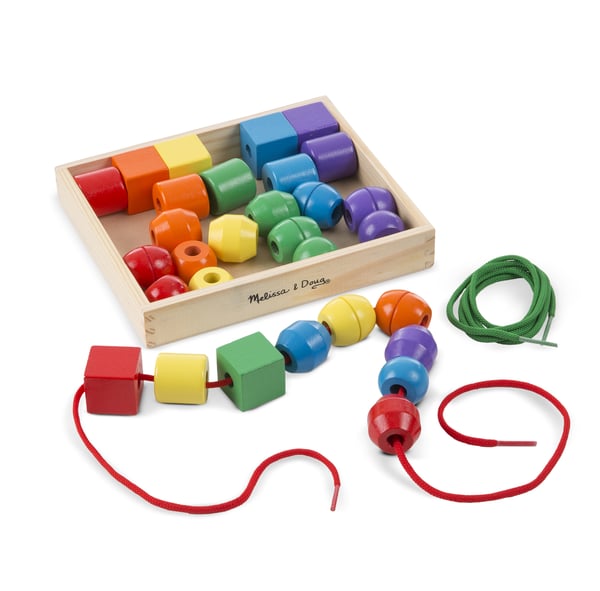 Melissa & Doug Primary Lacing Beads motorspel
