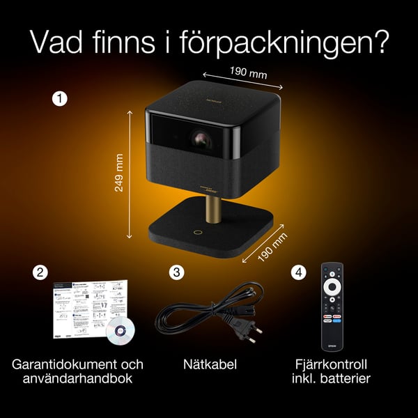 Epson Lifestudio Flex Plus — EF-73 nattsvart