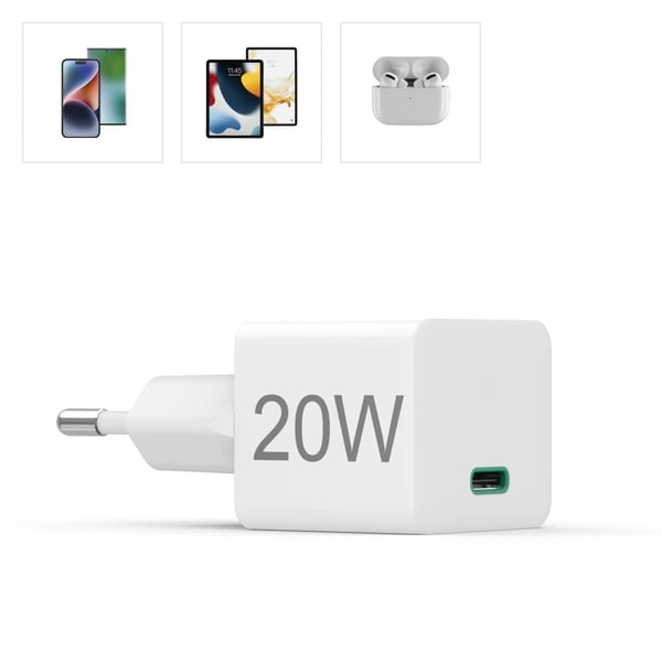 Hama 00201840 mobilladdare Smartphone Vit AC Snabb laddning inomhus