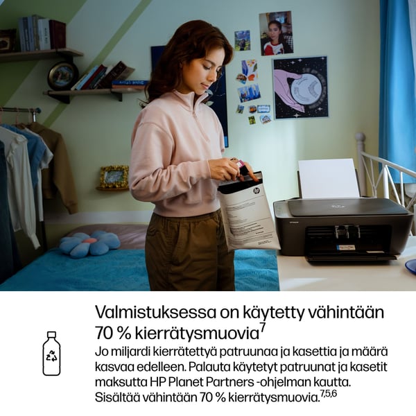 HP DeskJet 2910 Langaton All-in-One Väri Tulostin