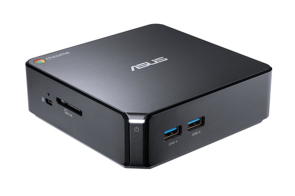 ASUS Chromebox CHROMEBOX3-G213U Intel® Core™ i7 i7-8550U 4 GB DDR3L-SDRAM 32 GB SSD ChromeOS Mini PC Mini-PC Svart