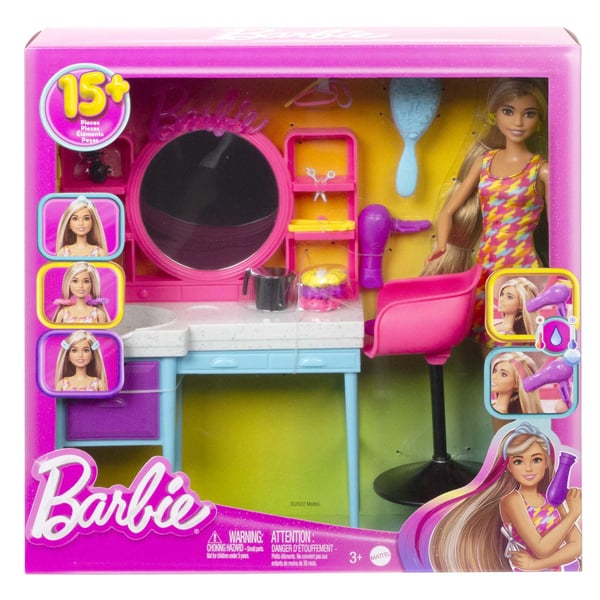 Barbie Totally Hair Barbie-dukke og -legesæt