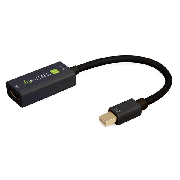Techly IADAP MDP-HDMIF8K videokabel adapter Mini DisplayPort HDMI Sort