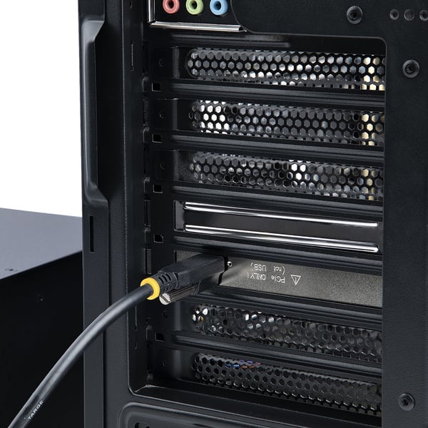 StarTech.com PCIe-expansionschassi med 4 platser med PCIe x2-värdkort, PCIe 2.0 - 10 Gbps, externa PCIe-platser för stationära datorer/servrar, PCI Express-expansionslåda/-adapter, 4 PCIe x1-platser