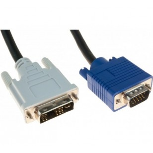 Hypertec 127701-HY videokabel adapter 2 m VGA (D-Sub) DVI Sort