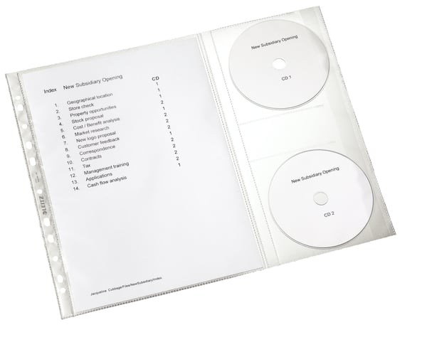 Leitz 47613003 arkbeskytter 210 x 297 mm (A4) Polypropylen (PP) 5 stk
