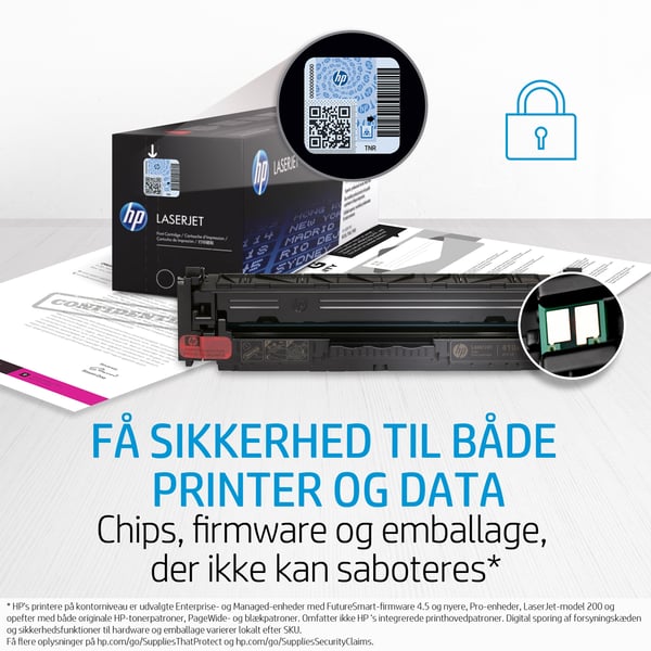 HP Original 124A LaserJet-tonerpatron, magenta