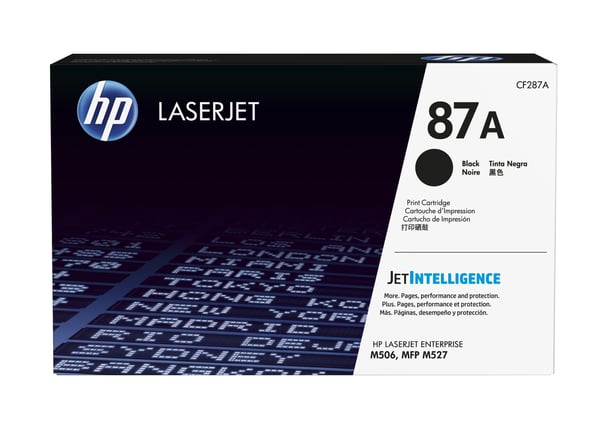 HP 87A - Musta - alkuperäinen - LaserJet - Värikasetti (CF287A)