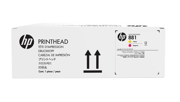 HP 881 - Gul, magenta - original - printhoved