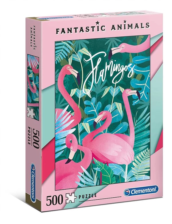 Clementoni Flamingo Puslespil 500 stk Dyr Clementoni Flamingo Puslespil 500 stk Dyr