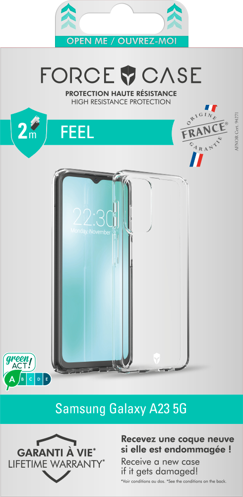 BIG BEN FCFEELGA235G mobiltelefonfodral 16,8 cm (6.6") Mobilskal Transparent