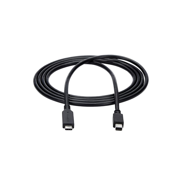 StarTech.com CDP2MDPMM6B videokaapeli-adapteri 1,8 m USB Type-C Mini DisplayPort Musta