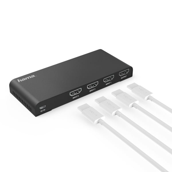 Hama 00121770 videokytkin HDMI