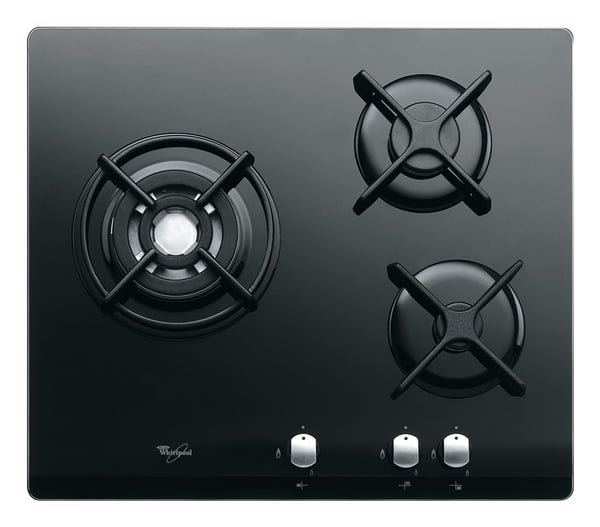 Whirlpool AKT 404/NB Svart Inbyggd Gas 3 zone(s)