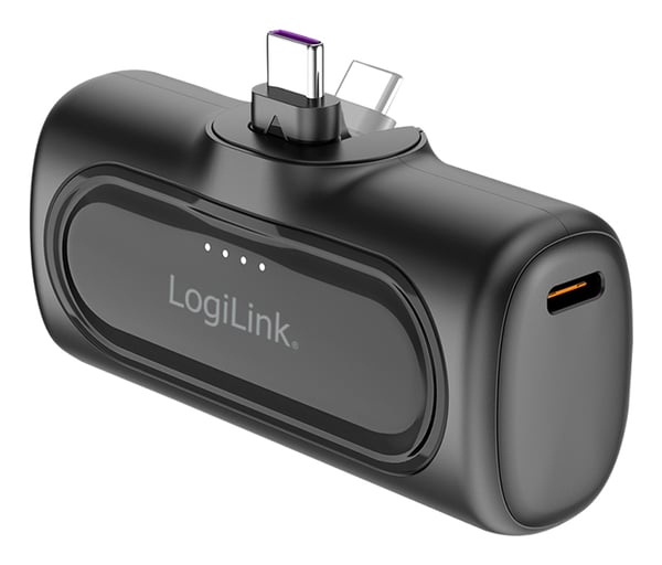 LogiLink PA0349 powerbank 5000 mAh Sort LogiLink PA0349 powerbank 5000 mAh Sort