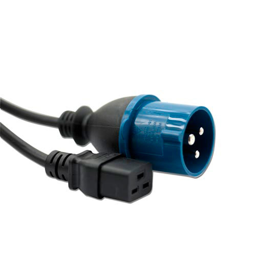 ACT AK5021 el-ledning Sort 2,5 m IEC 60309 2P+E C19 forbinder