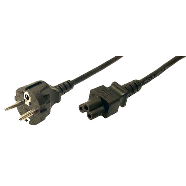 LogiLink CP093 el-ledning Sort 1,8 m C5 forbinder CEE7/7 LogiLink CP093 el-ledning Sort 1,8 m C5 forbinder CEE7/7