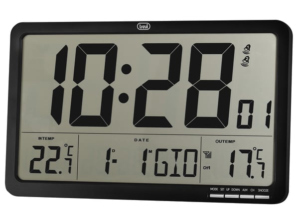 Trevi OM 3560 RC Svart LCD Batteri
