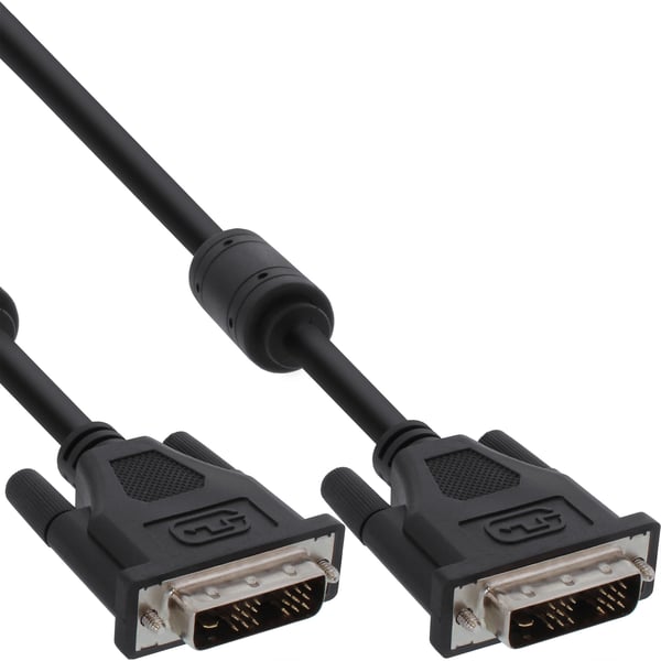 InLine 4043718090136 DVI kabel 10 m DVI-D Sort