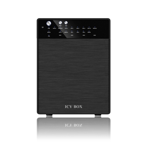 ICY BOX IB-RD3640SU3 HDD-kotelo Musta 3.5"