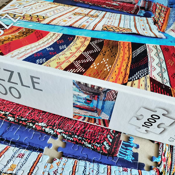 Tactic Around the World: Chefchouen Morocco - 1000 pcs Kuviopalapeli 1000 kpl Kaupunki