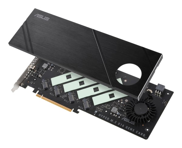 ASUS Hyper M.2 x16 Gen5 Card liitäntäkortti/-sovitin Sisäinen