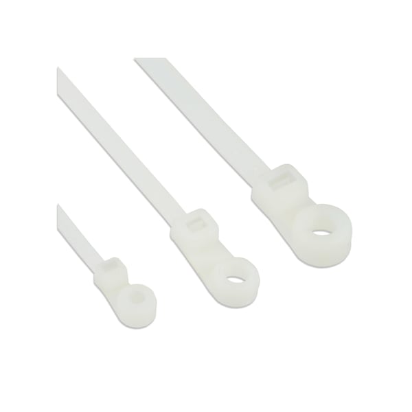 InLine 59975C kabelsamler Nylon Hvid 100 stk InLine 59975C kabelsamler Nylon Hvid 100 stk