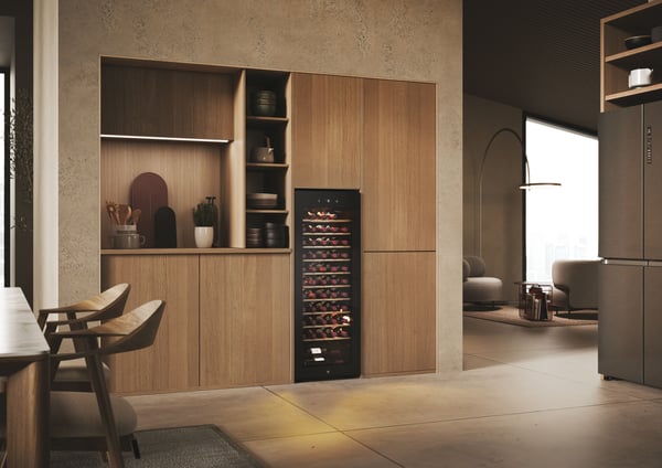 Haier Wine Bank 50 Serie 3 HWS58GGH1 Vapaasti seisova Musta 58 pullo(a)
