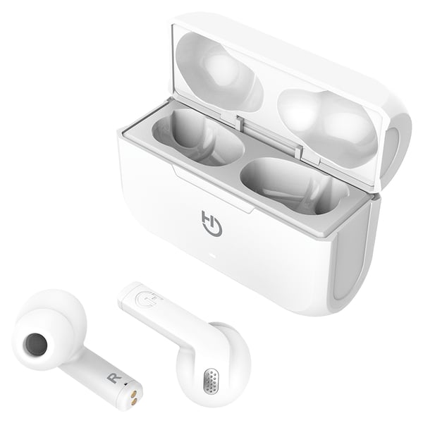 Hiditec FENIX Headset True Wireless Stereo (TWS) I öra Samtal/musik Bluetooth Vit