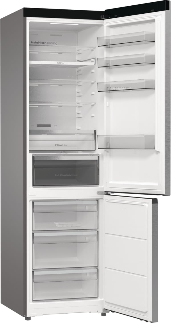 Hisense RB5P410SACA Fristående 413 l Grå, Rostfritt stål, Mörkgrå