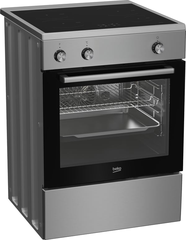 Beko FBE69100X Fritstående komfur Elektrisk Zone induktionskogeplade Rustfrit stål
