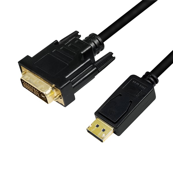 LogiLink CV0133 videokabel adapter 5 m DisplayPort DVI Sort LogiLink CV0133 videokabel adapter 5 m DisplayPort DVI Sort