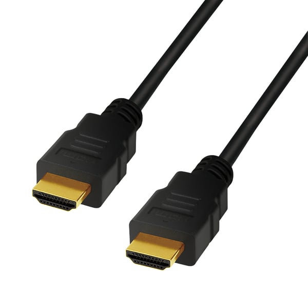 LogiLink CH0079 HDMI-kabel 3 m HDMI Type A (Standard) Sort