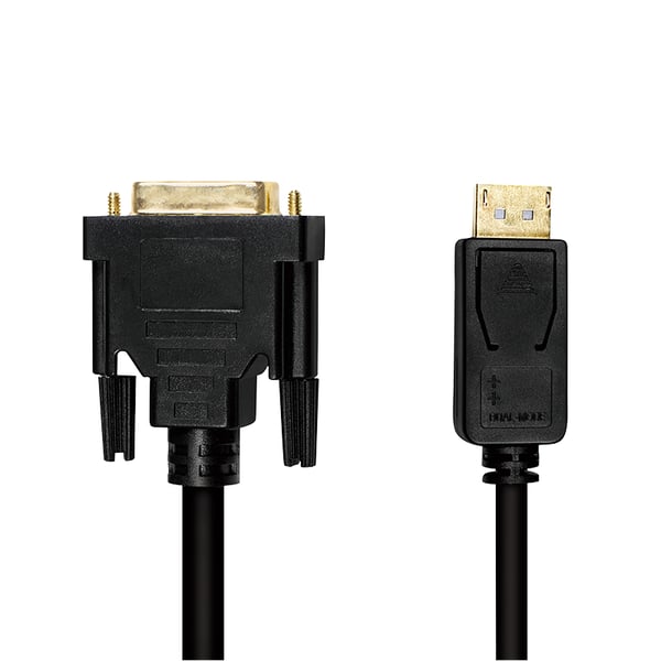 LogiLink CV0130 videokabel adapter 1 m DisplayPort DVI Sort