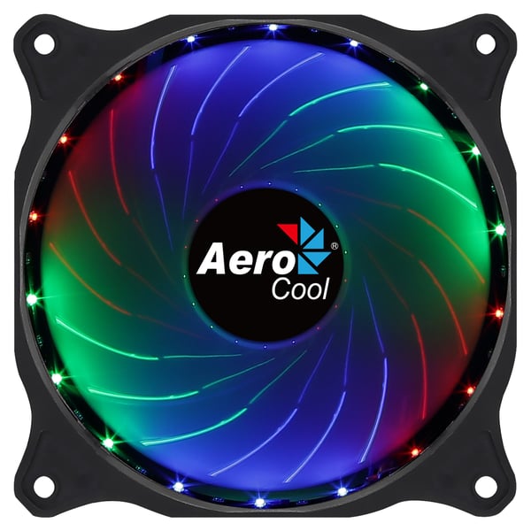 Aerocool Cosmo 12 Tietokonekotelo Tuuletin 12 cm Musta