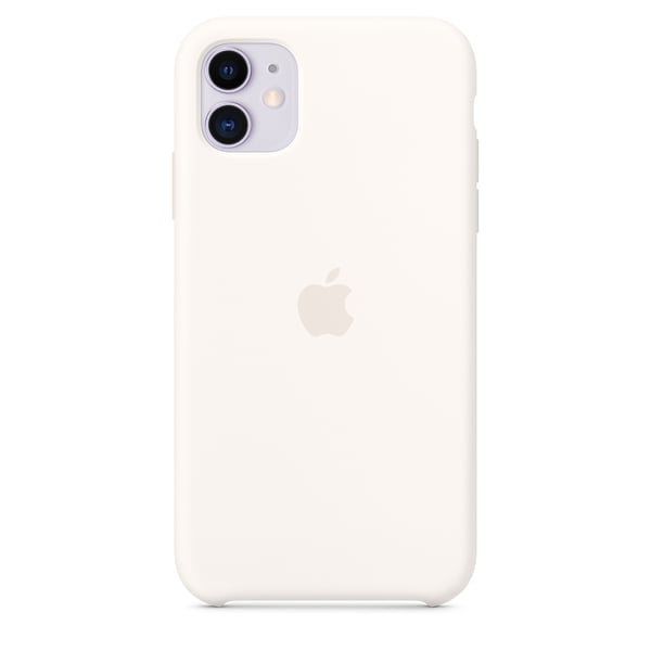 Apple Silikone-etui til iPhone 11 – blød hvid
