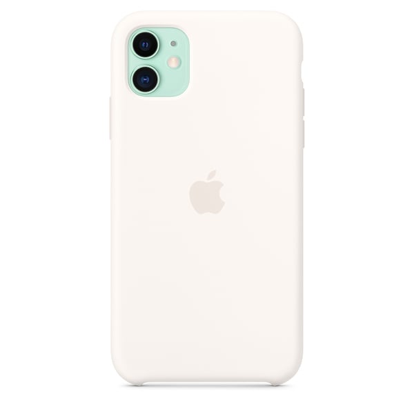 Apple Silikone-etui til iPhone 11 – blød hvid