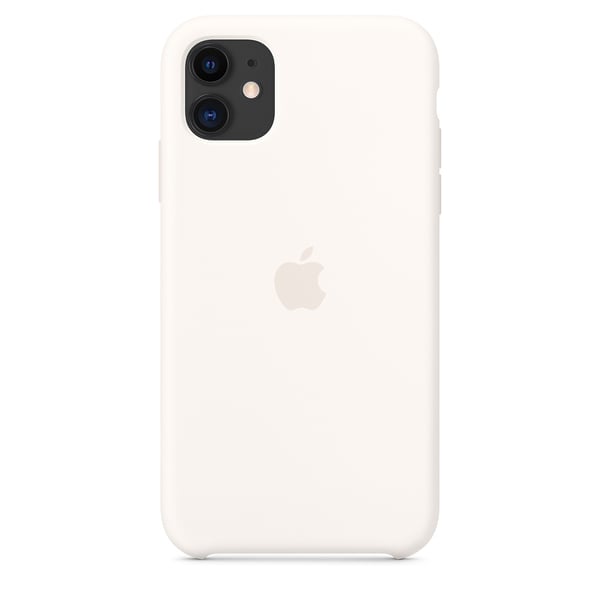 Apple Silikone-etui til iPhone 11 – blød hvid