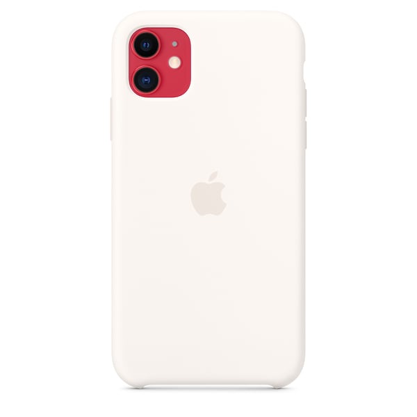 Apple Silikone-etui til iPhone 11 – blød hvid